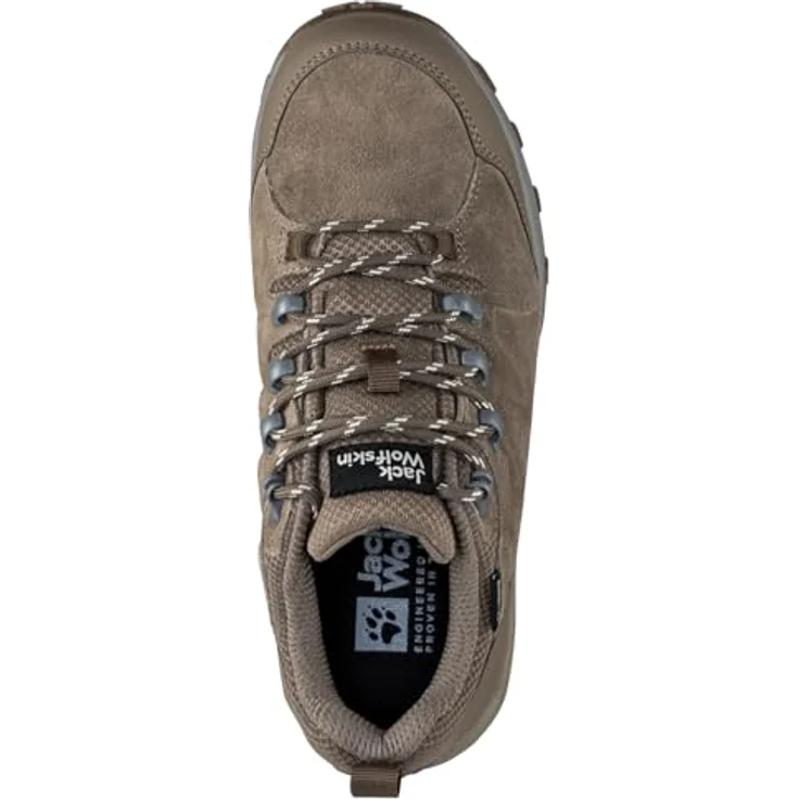 Jack Wolfskin REFUGIO TEXAPORE LOW W, Damen Hikingschuh aus Veloursleder und TEXAPORE CORE, hohe Dämpfung und Komfort – Bild 3