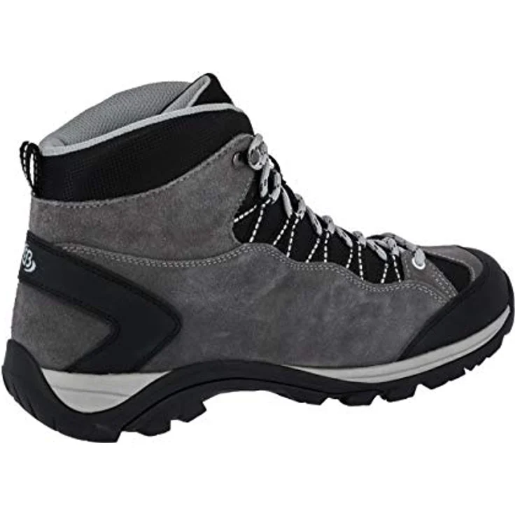 Brütting Mount Bona High, Herren-Wanderschuhe aus Veloursleder mit regulierbarer Schnürung, grau, Größe 43 – Bild 4