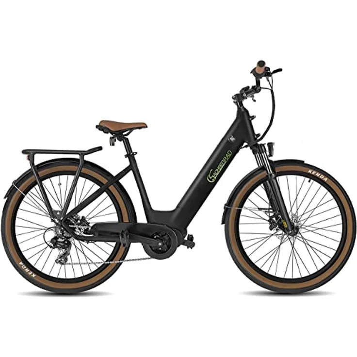 SachsenRAD E-SUV ATB All Terrain E-Bikes C5 Centro mit Diebstahlsicherung, CityBike Mittelmotor mit tiefem Einstieg, Bremslicht Alarmanlage, Elektrofahrrad Farbe Display StVZO Damen Herren Pedelec