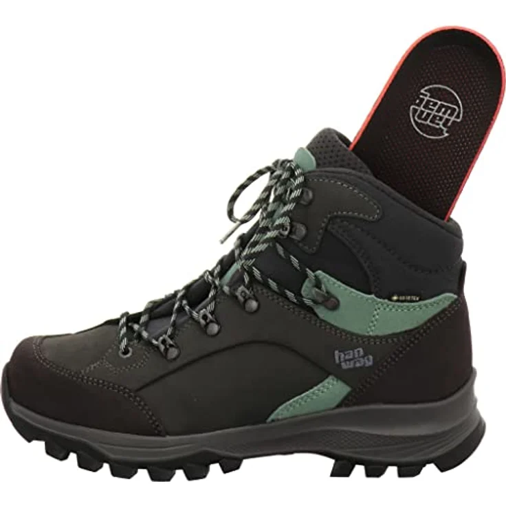 Hanwag Alta Bunion II GTX, Damen Wanderschuhe mit extra Platz für Hallux Valgus, grau, Größe 41.5 – Bild 6