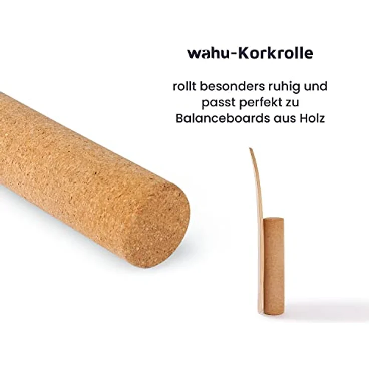 WAHU Board - Balance Board Rolle - Surf Balance Board (100% Holz) | Balance Board Holz | 100% Spaß garantiert – Bild 4