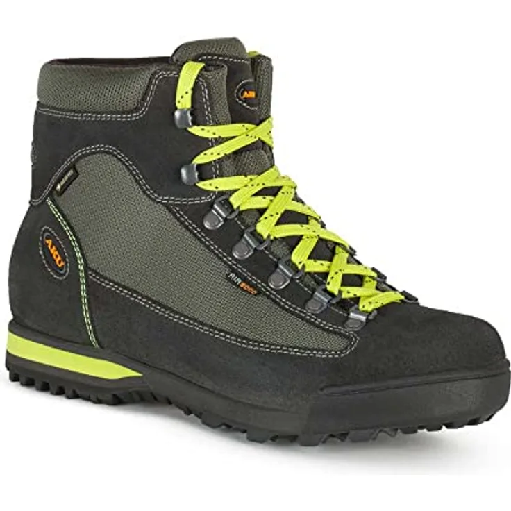 No Name Slope Stiefel GTX, Herren Wanderschuhe für Wintereinsatz, anthrazit-lime, UK 8.5 (42.5)