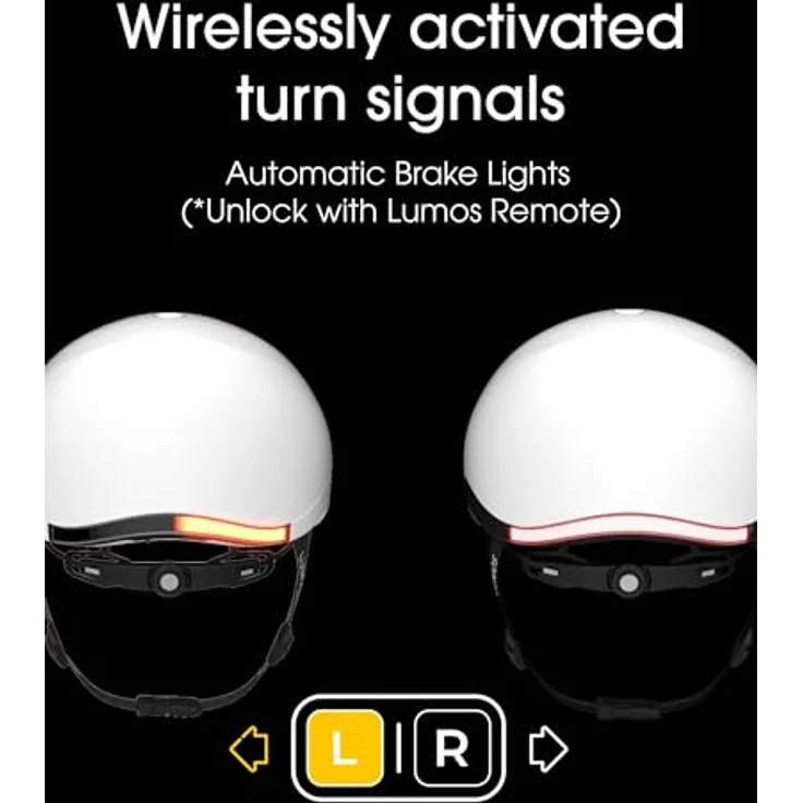 Lumen Labs Lumos Helmet Nyxel MIPS, Halber Helm mit Hartschalenbau, 56 adressierbare LEDs, 7 RGB Farben, Glanz – Bild 3