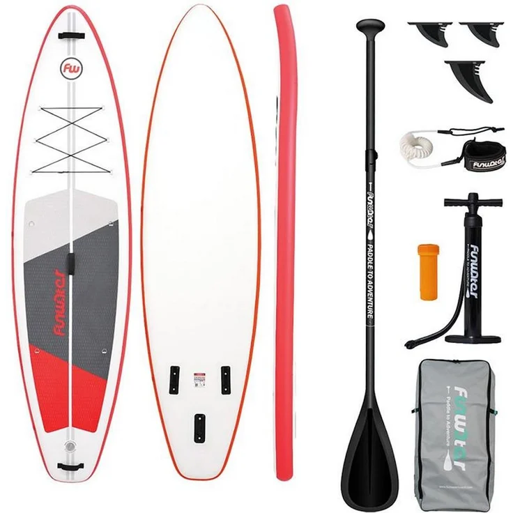 FunWater SUPFW69C, Stand Up Paddleboard für Anfänger und Fortgeschrittene, stabil und leicht