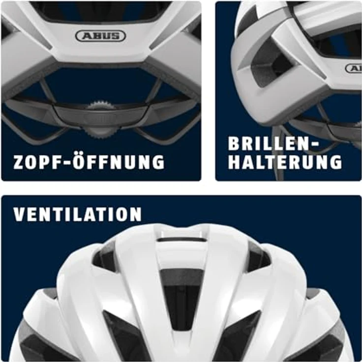 Abus Storm Chaser Polar White 59 - 61 cm – Bild 5