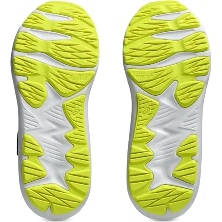 Asics Laufschuhe 1014A299-020, neutrale Kinder Sportschuhe mit atmungsaktivem Mesh, CARRIER GREY/BLACK, Größe 31.5 – Bild 2