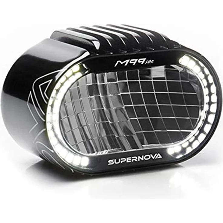 SUPERNOVA M99 Pro Fahrradlicht, schwarz, 1100-1600 Lumen, automotives Fernlicht, ECE-zugelassen – Bild 1