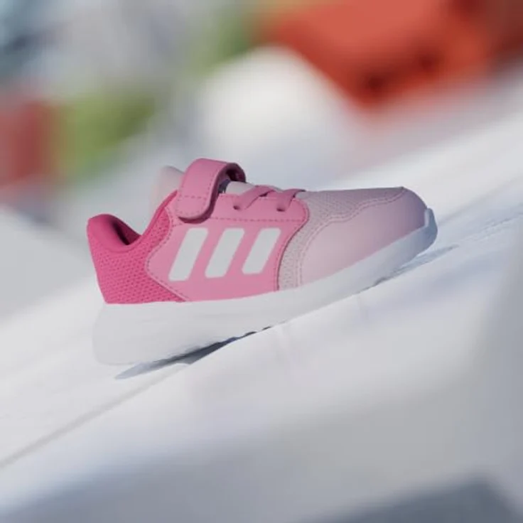 Adidas IH7781_240, Laufschuhe für Babys und Kleinkinder, Weiß/Clear Pink/Cloud White/Pulse Magenta, Cloudfoam Zwischensohle, Klettverschluss – Bild 3