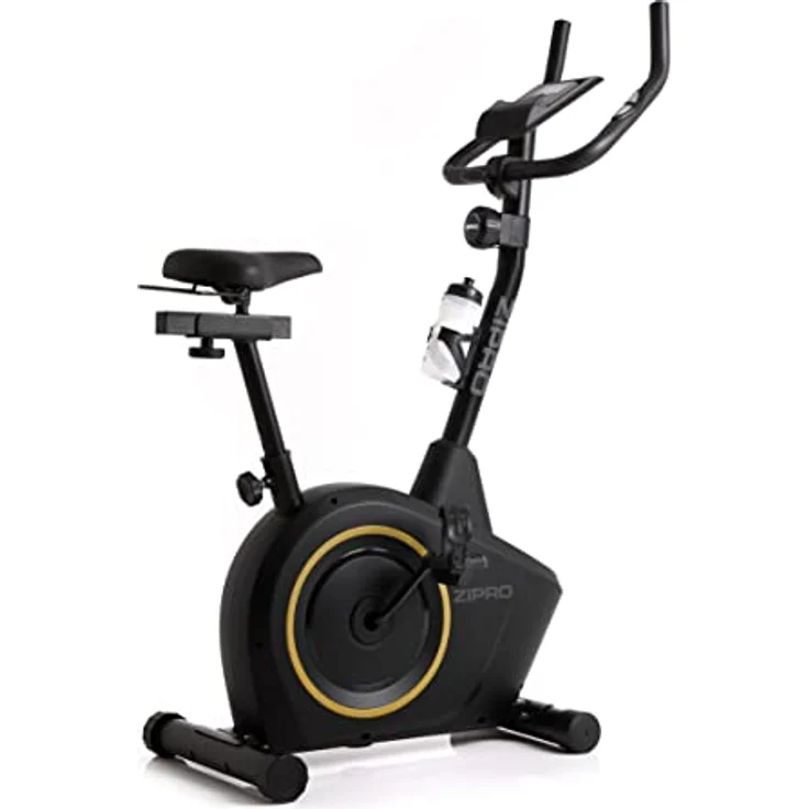 Zipro Heimtrainer Fahrrad Boost Gold, Ergometer Fitnessbikes, Magnetisches Fahrradtrainer, Ergometer Fahrrad bis 120kg, Indoor Bike, Trainingsfahrrad für zuhause, Fahrradergometer Batteriebetrieben – Bild 1