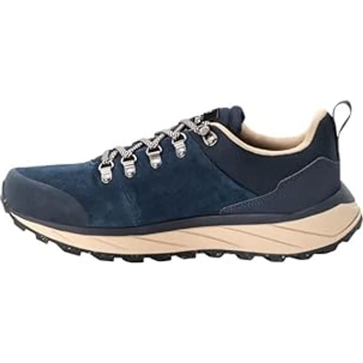 Jack Wolfskin TERRAVENTURE URBAN MID W Outdoorschuh, mittelhoher Wanderschuh aus atmungsaktivem Veloursleder, wasserabweisend, mit ergonomischer VIBRAM-Außensohle, recycelten Materialien, schwarz – Bild 2