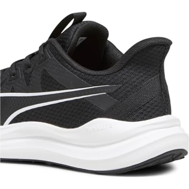 PUMA Reflect Lite Laufschuhe, leichter Sportschuh mit PUMALite Schaumstofftechnologie, schwarz, EU 44 1/2 – Bild 3