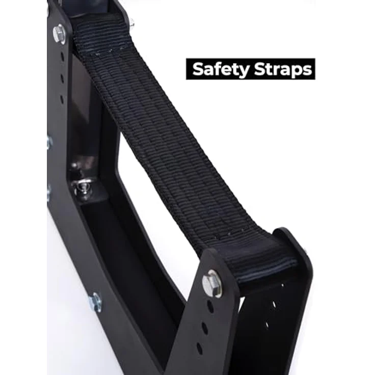Atletica R7 Half Rack ∣ Stabiles 214 cm hohes Power Rack mit 102 kg Eigengewicht ∣ Professionelle J-Hooks ∣ Deadlift Station ∣ 70 mm Vierkantrohr – Bild 5