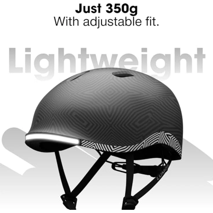 Lumos Helmet Nyxel Kids, Halber Helm mit 360° Sichtbarkeit, integrierten Lichtern und leichtem Hartschalenbau – Bild 3