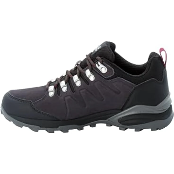 Jack Wolfskin REFUGIO TEXAPORE LOW W, Wasserdichtes Wanderschuhmodell mit Dämpfung und profiliertem Gummi-Sohle für sicheren Halt – Bild 3