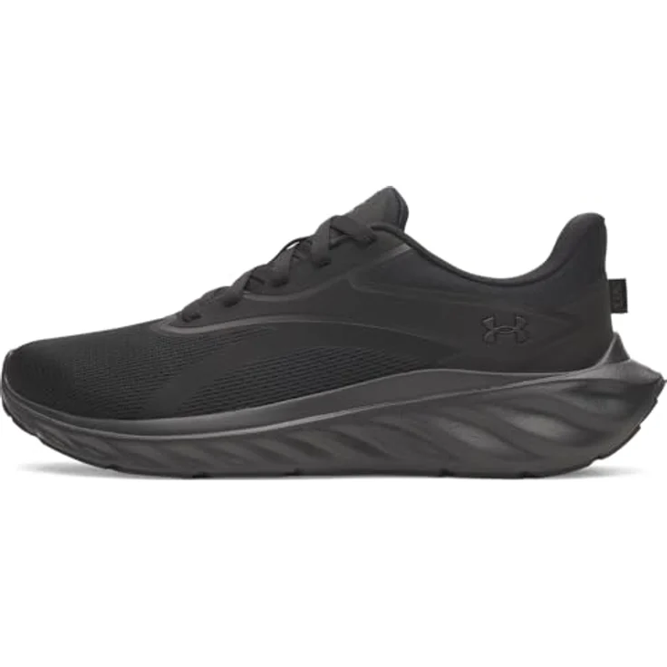 Under Armour UA Ascend Laufschuhe, Herren Modell mit Charged Dämpfungssystem, Schwarz, Schuhgröße 47 EU – Bild 2