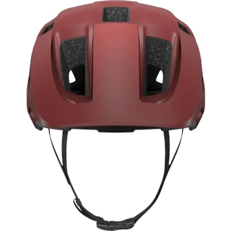 Lazer Fahrradhelm Lupo KinetiCore, Trailhelm mit integriertem Visier und optimierter Belüftung, Matte Maroon – Bild 2