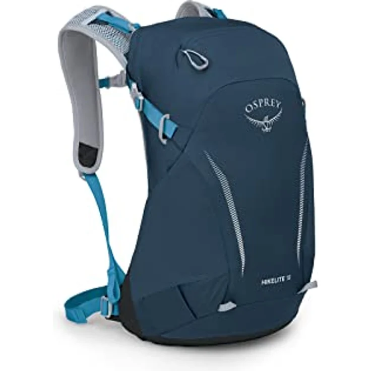 Osprey Hikelite Unisex Rucksack, 30L, Atlas Blue, mit atmungsaktiver Rückenplatte und großer RV-Öffnung – Bild 1