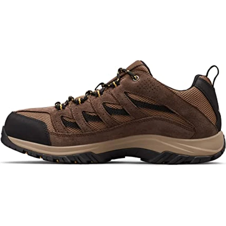 Columbia Crestwood, Trekkingschuh aus atmungsaktivem Mesh und Wildleder, schwarz – Bild 7