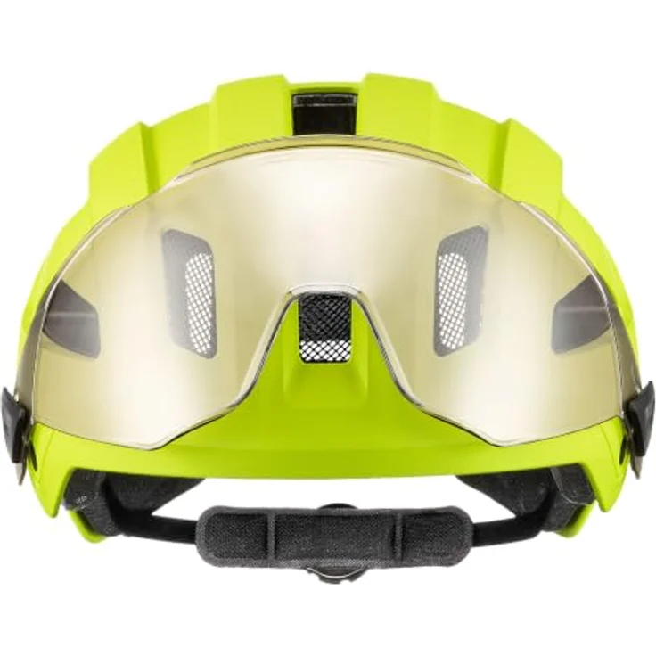 Uvex Stride Visor MIPS Fahrradhelm für Erwachsene, lime matt, 56-59 cm, Hoher Tragekomfort, integriertes Visier, MIPS-Technologie – Bild 2