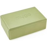 Myga Yoga Block, rutschfest & leicht, ideal für Anfänger & Fortgeschrittene, 23 cm x 14,5 cm x 7,7 cm, optimaler Support für Yoga und Pilates Übungen