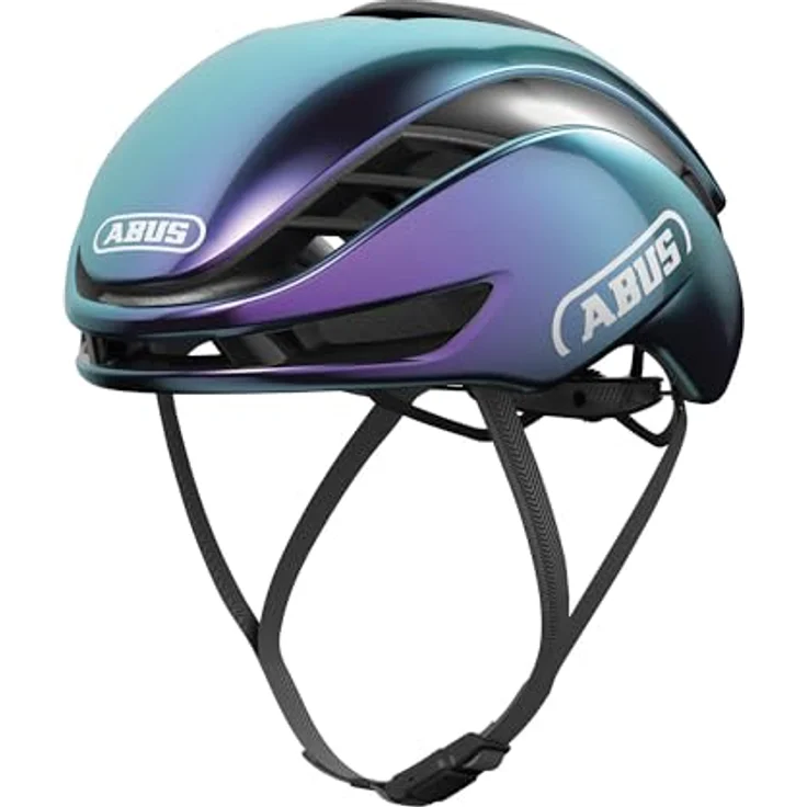ABUS Rennradhelm Gamechanger 2.0 MIPS, High Performance Aerohelm mit optimierter Aerodynamik und Belüftung, Größe S, Violett – Bild 5