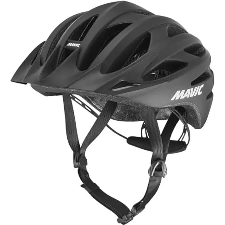 Mavic Crossride SL Elite MTB-Helm, leichter und komfortabler Fahrradhelm, Schwarz S