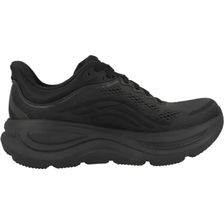 Hoka One One W Bondi 9, Damen Laufschuhe in Schwarz, 100% vegan, atmungsaktives Obermaterial, optimale Dämpfung, Active Foot Frame Technologie. – Bild 3