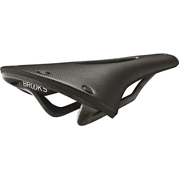 Brooks England C13 Carved, Velosattel mit flexibler vulkanisierter Gummidecke und Carbonrahmen, anatomische Druckentlastung – Bild 2