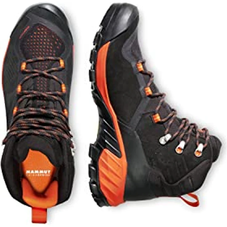 MAMMUT Wanderschuhe Sapuen High GTX, wasserdicht und atmungsaktiv, mit GORE-TEX und hoher Schnürung, grau – Bild 2