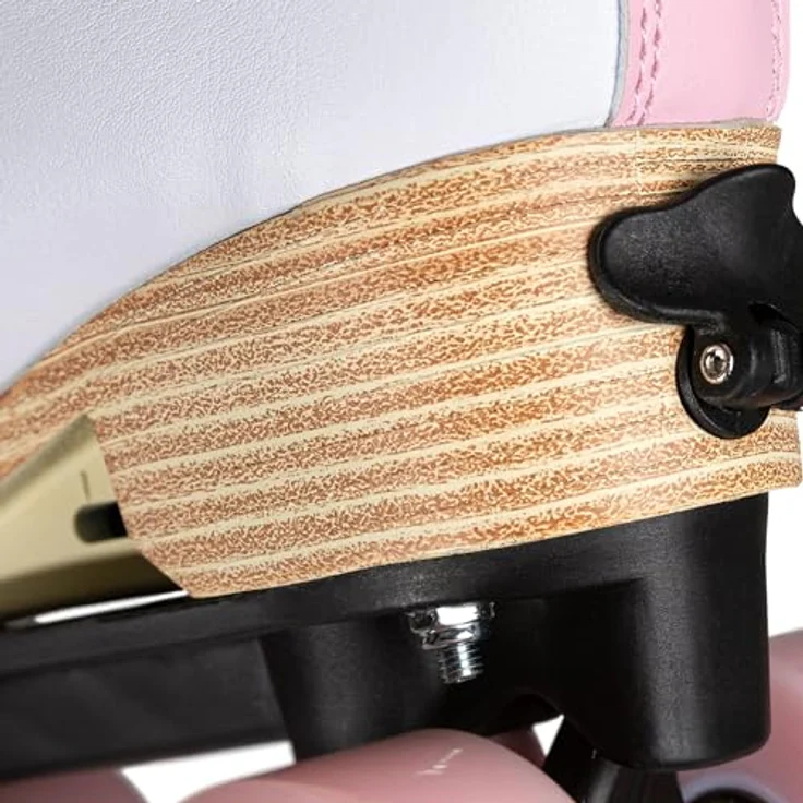 Playlife Classic Pale Rose, Rollschuhe für Mädchen, verstellbar Größe 32, Rosa mit gepolstertem Liner und PU-Rädern – Bild 8