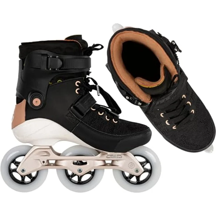 Powerslide Swell Desert 100, Inline Skates (44) mit MYFIT 3DAP-Technologie, TRINITY 3-Punkt-Montagesystem und 100mm Rollen – Bild 4