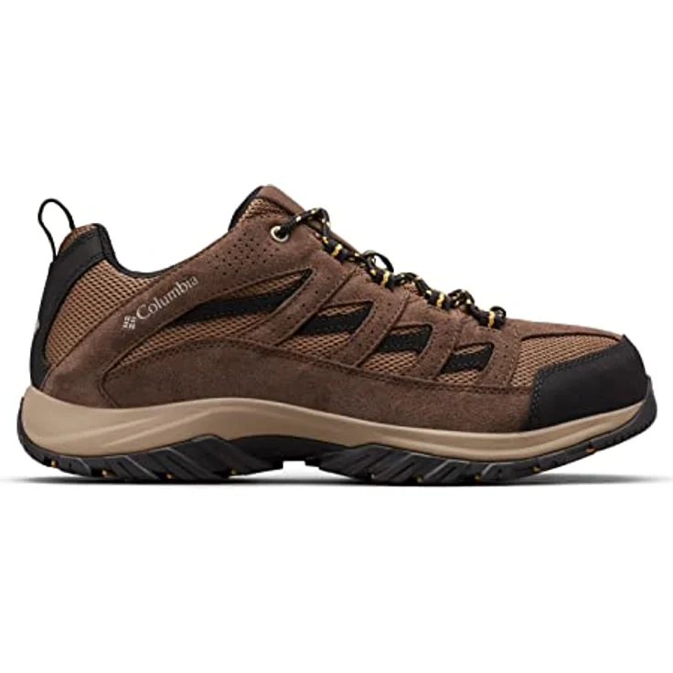 Columbia Crestwood, Trekkingschuh aus atmungsaktivem Mesh und Wildleder, schwarz – Bild 6
