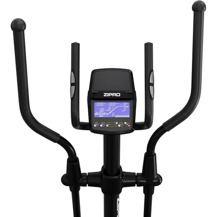 ZIPRO Wave Crosstrainer für Zuhause - 32-Level Magnetwiderstand, Herzfrequenzsensoren, 16 Programme, Kinomap & Zwift Kompatibel, Integrierter Tablethalter, Einfache Montage, Perfekt für Heimfitness – Bild 3