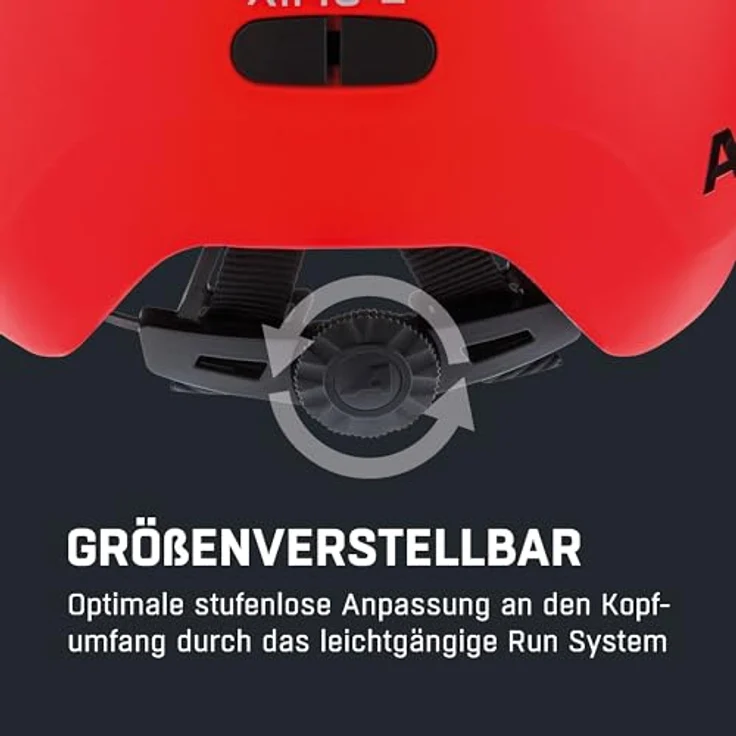 ALPINA Ximo 2 L.E. Fahrradhelm für Kinder, leicht und bruchfest, mit optionalem LED-Licht, neon red matt, 45-49 – Bild 5