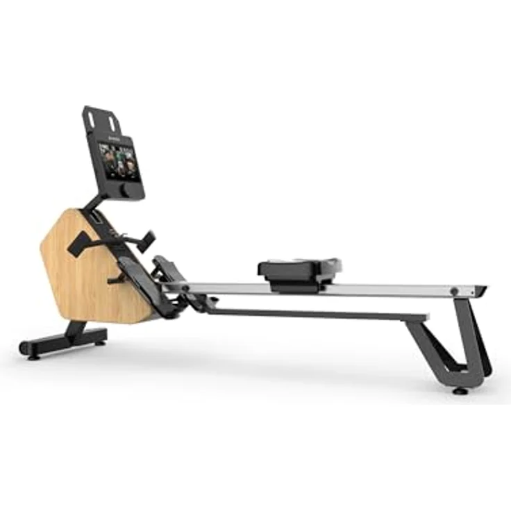 HAMMER Rudergerät RowTech Smart NorsK, edles Holz-Design, 10,1" Touch-Display, 20 Programme, innovativer Rudergriff – Bild 5