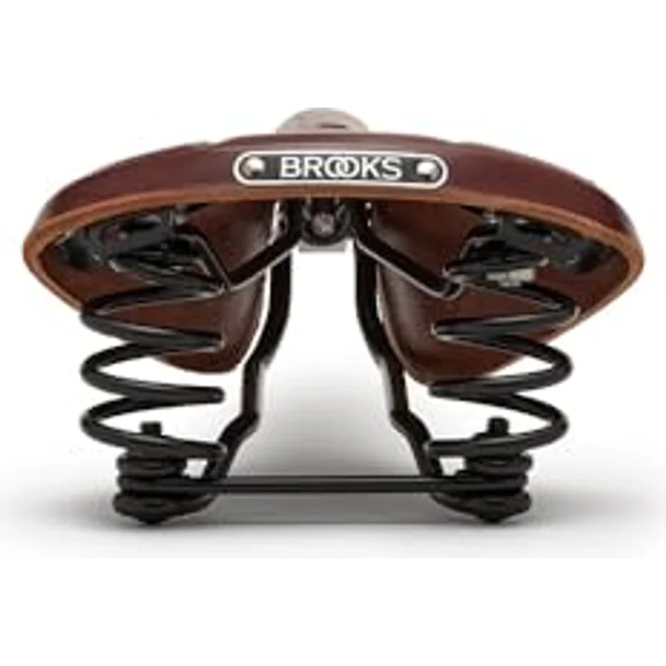 Brooks England Flyer, Ledersattel mit Druckfedern und vorgeweichter Satteldecke, schwarz – Bild 2