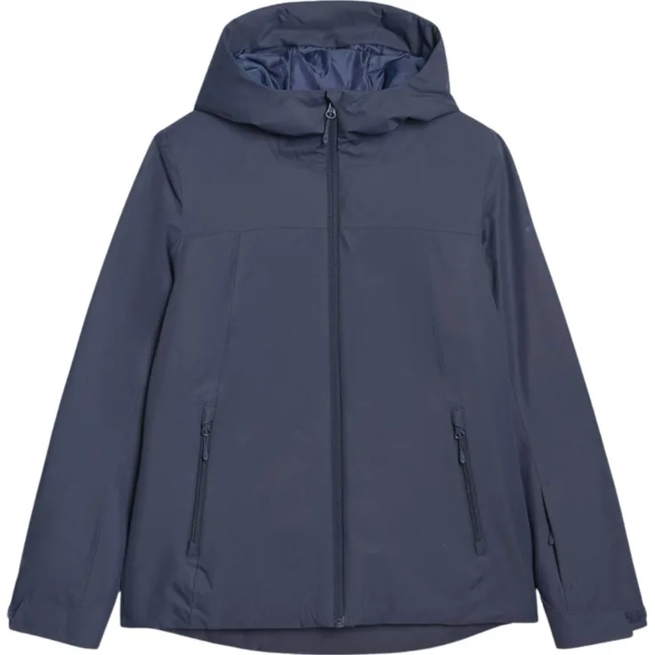 4F K2764, Damen Skijacke mit NeoDry 5000/3000 Membran, wasserdicht und atmungsaktiv, schwarz