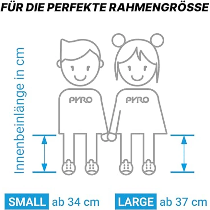 PYRO Bikes Kinderfahrrad Sixteen Small, Leichtgewichtiges 1-Gang-Fahrrad mit Aluminiumrahmen, V-Brakes & 16-Zoll-Aluminium-Laufrädern, blau – Bild 5