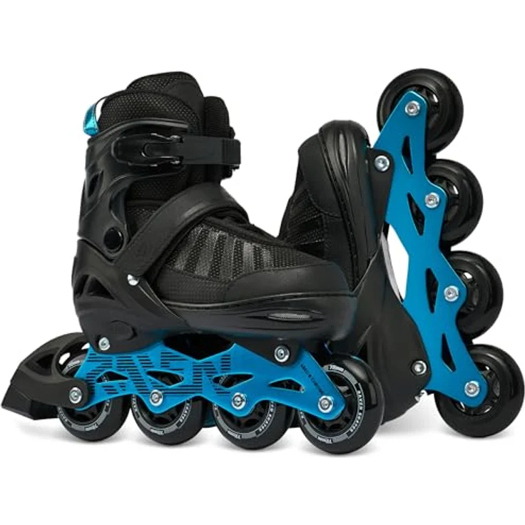 RAVEN Oxen Inline Skates, verstellbare Inliner für Kinder und Erwachsene, 2in1 System, mint anodized, Größe 34-37 (21cm-23,5cm) – Bild 3