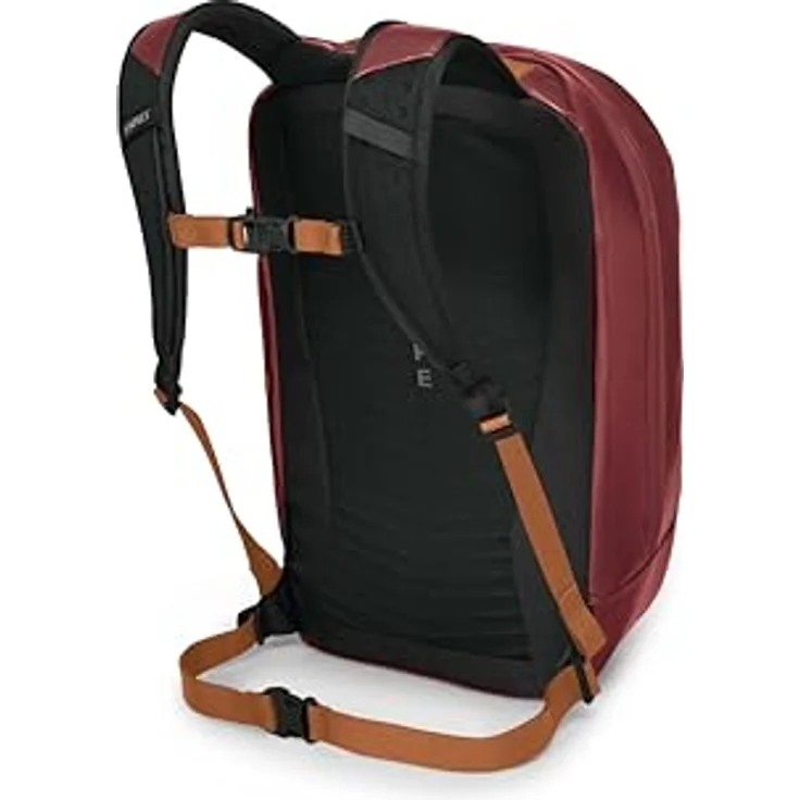 Osprey Transporter Panel Loader Rucksack, 47 cm mit Laptopfach, rot, 100% Polyester – Bild 8