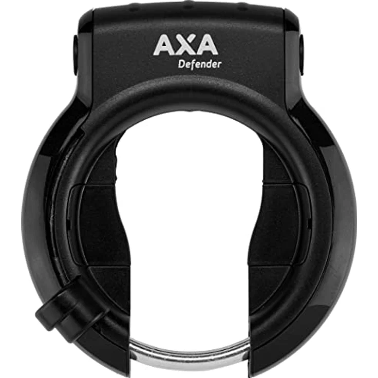 AXA Defender, Rahmenschloss mit Anti-Bohr-Zylinder und ergonomischem Bedienknopf, schwarz – Bild 1