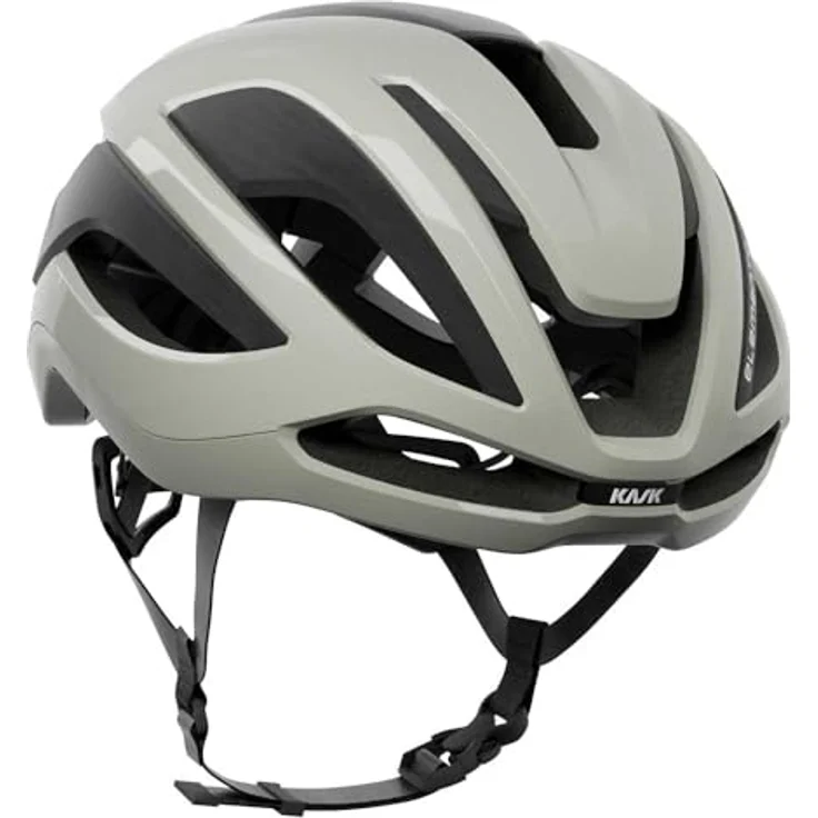KASK Elemento Helm, Performance Fahrradhelm in Sporty Grey, Größe S (50-56 cm) mit verbesserter Aerodynamik und Belüftung – Bild 1
