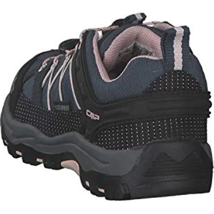 CMP Rigel Low WP, wasserdichter Mädchen Wanderschuh für Trekking, Größe 31, navyblau/rose – Bild 4