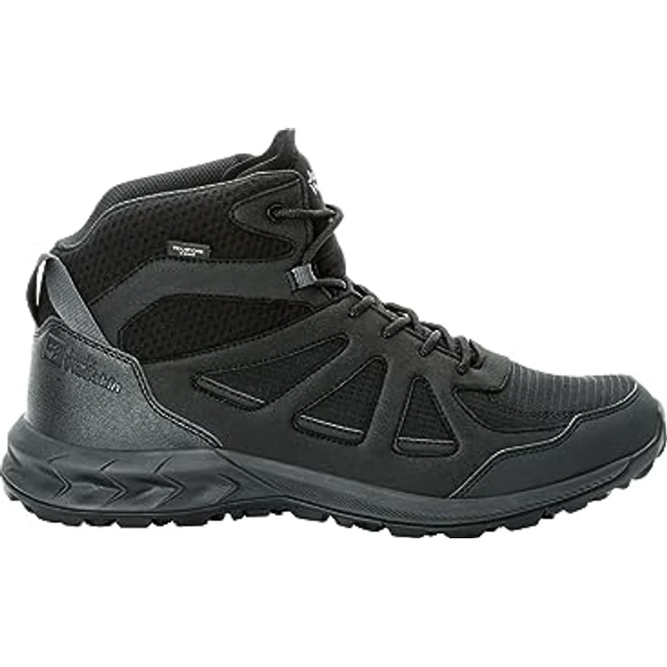 Jack Wolfskin WOODLAND 2 TEXAPORE MID M, wasserdichter Wanderschuh für Herren mit hohem Schaft und griffiger Gummi-Sohle – Bild 2