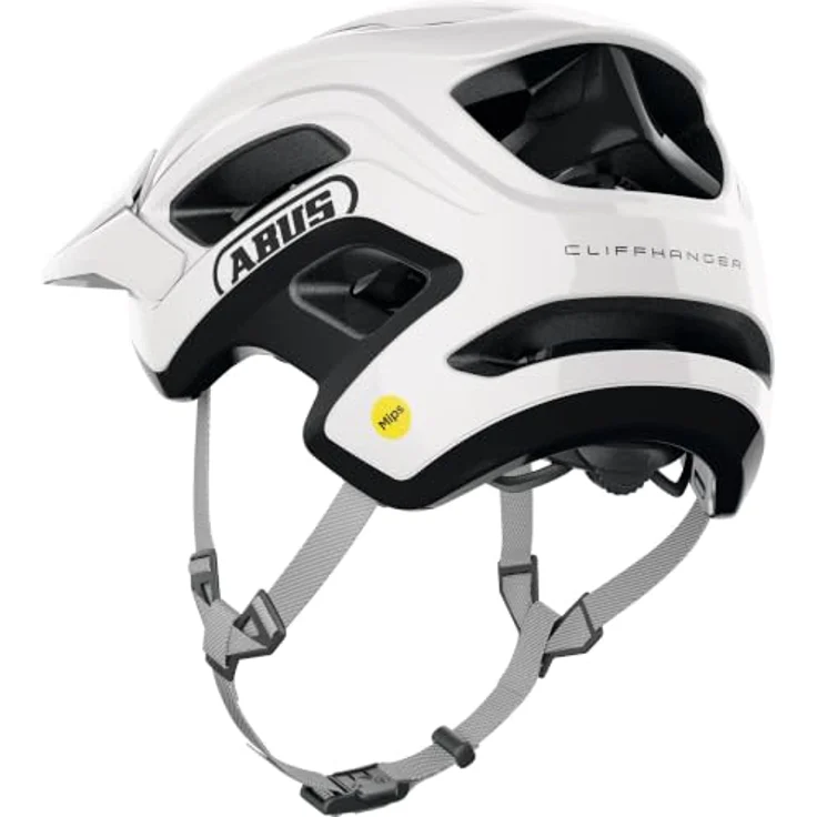 ABUS MTB-Helm Cliffhanger MIPS, Fahrradhelm mit MIPS Aufprallschutz & großen Lüftungsöffnungen, Weiß, Größe S – Bild 4