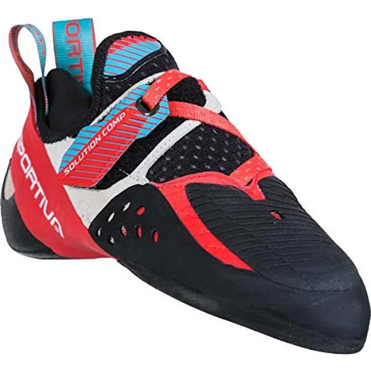 La Sportiva Solution Comp Kletterschuhe, Damen, Rosa, Größe 33, ideal für Bergaktivitäten – Bild 2