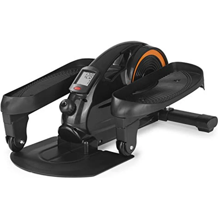 MAXXMEE Ellipsentrainer | Für das Bauch-Beine-Po-Training und Muskel- und Ausdauertraining im Sitzen | Platzsparendes Design für Jede Zimmergröße [schwarz] – Bild 3