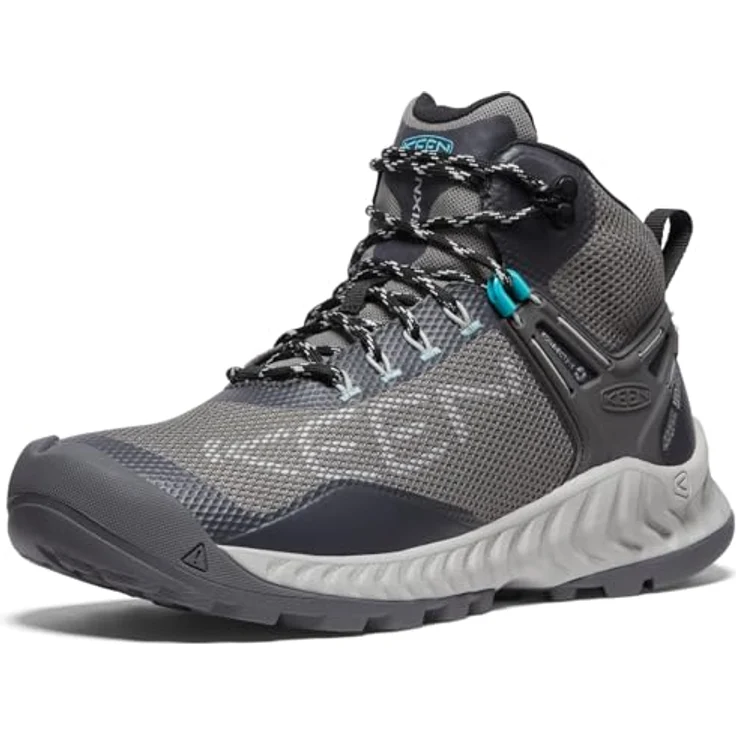 Keen W Nxis Evo Mid WP, Damen Wanderschuhe mit Komfort für Speed Hiking, Größe 38, Grau – Bild 1