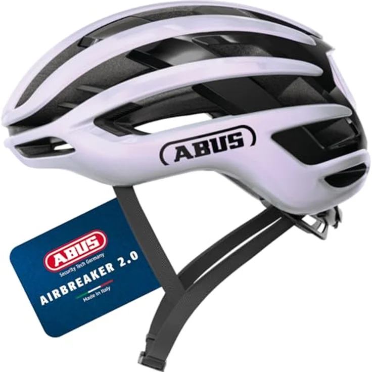 ABUS Rennradhelm AirBreaker 2.0, leichter Helm mit optimierter Belüftung, Aerodynamik und Komfort, violett, Größe L (57-61 cm) – Bild 1