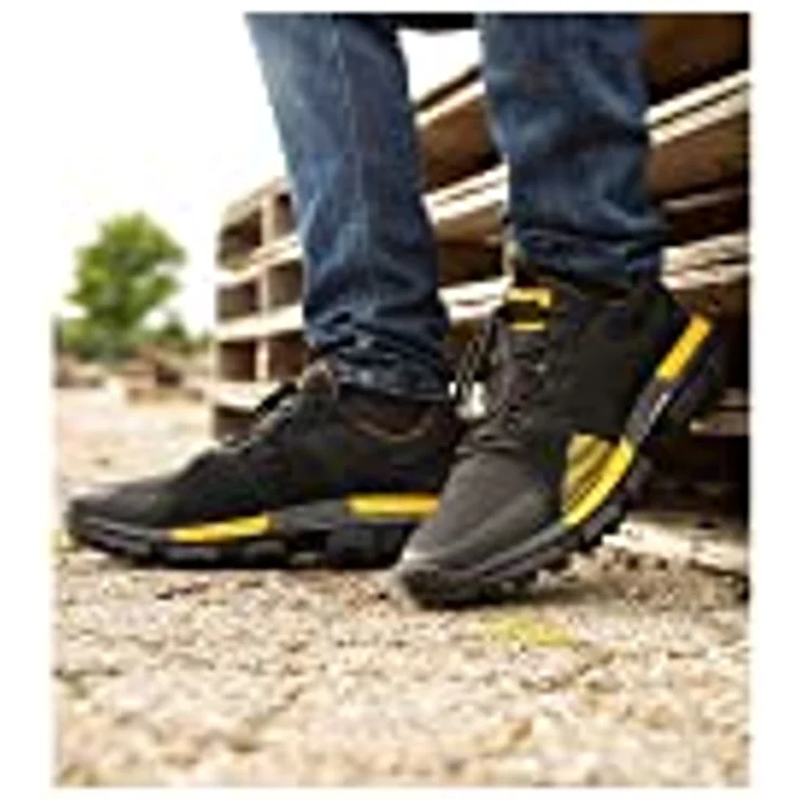 Cat Raider Sport P724513, Herren Laufschuhe aus Wildleder, Größe 43, Schwarz, mit atmungsaktivem Innenfutter und Schnürverschluss – Bild 8